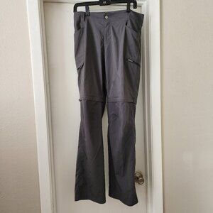 Men's Columbia Grey Omni-Shad Sun Protection Convertible Pants - 32W x 32L
